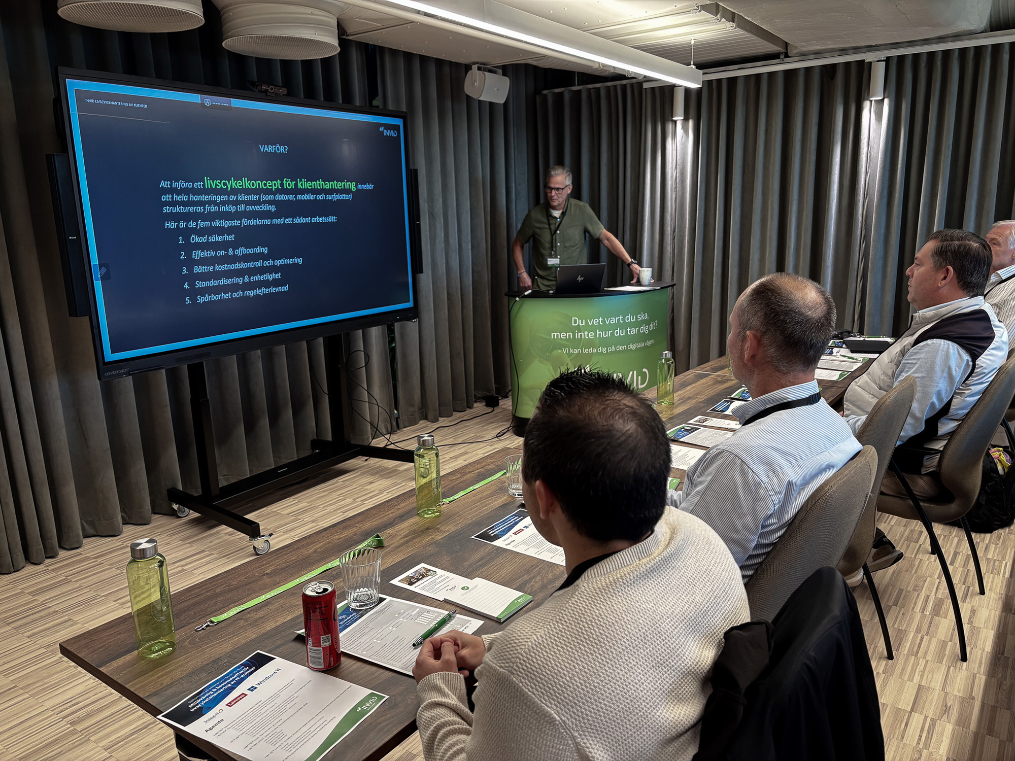 Seminarium - Borås - Viared Center - Lenovo och 3StepIT - INVID Gruppen