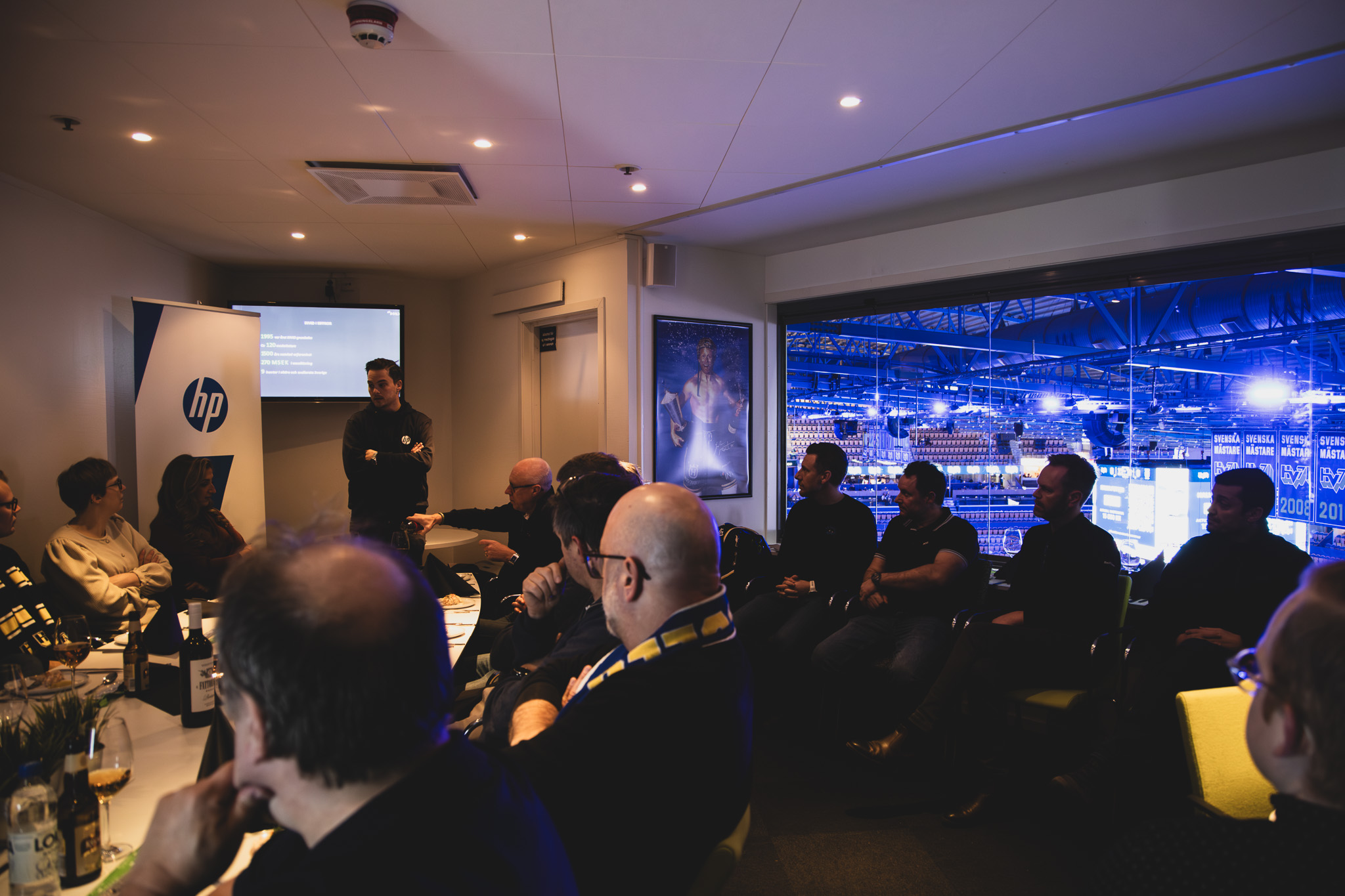 Magnifik kundkväll med SHL-hockey och middag tillsammans med Lenovo och HP 27/11 - INVID Gruppen